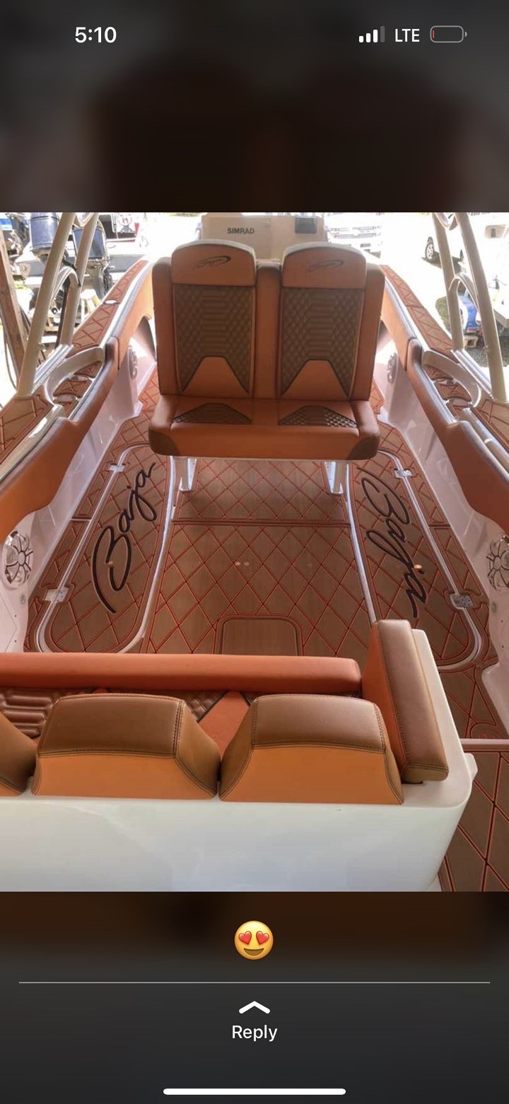 Boat interior seating